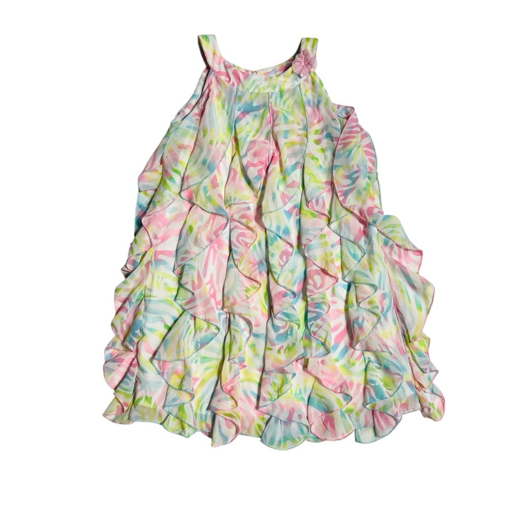 Kate Mack Multicolor Ruffle Dress